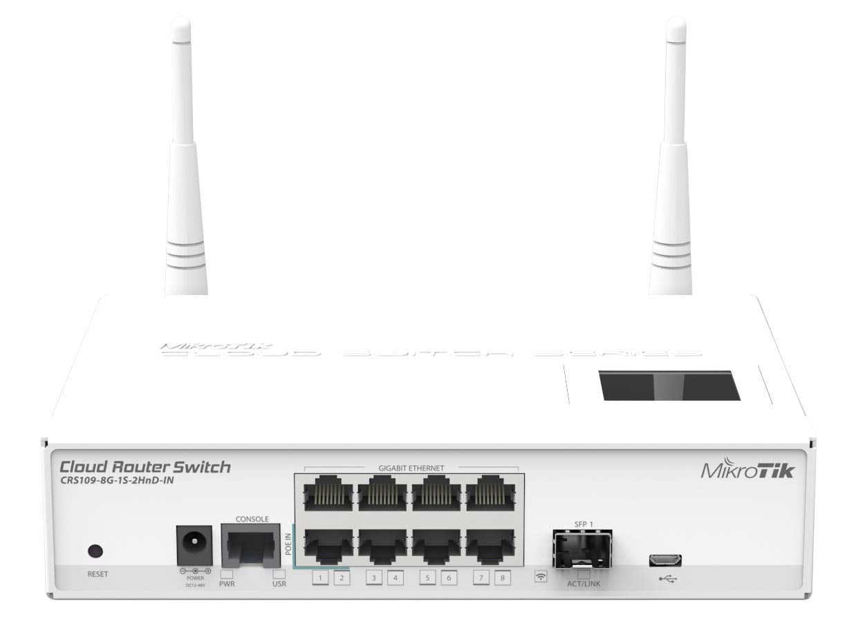 MikroTik Cloud Router Switch CRS109-8G-1S-2HnD-IN