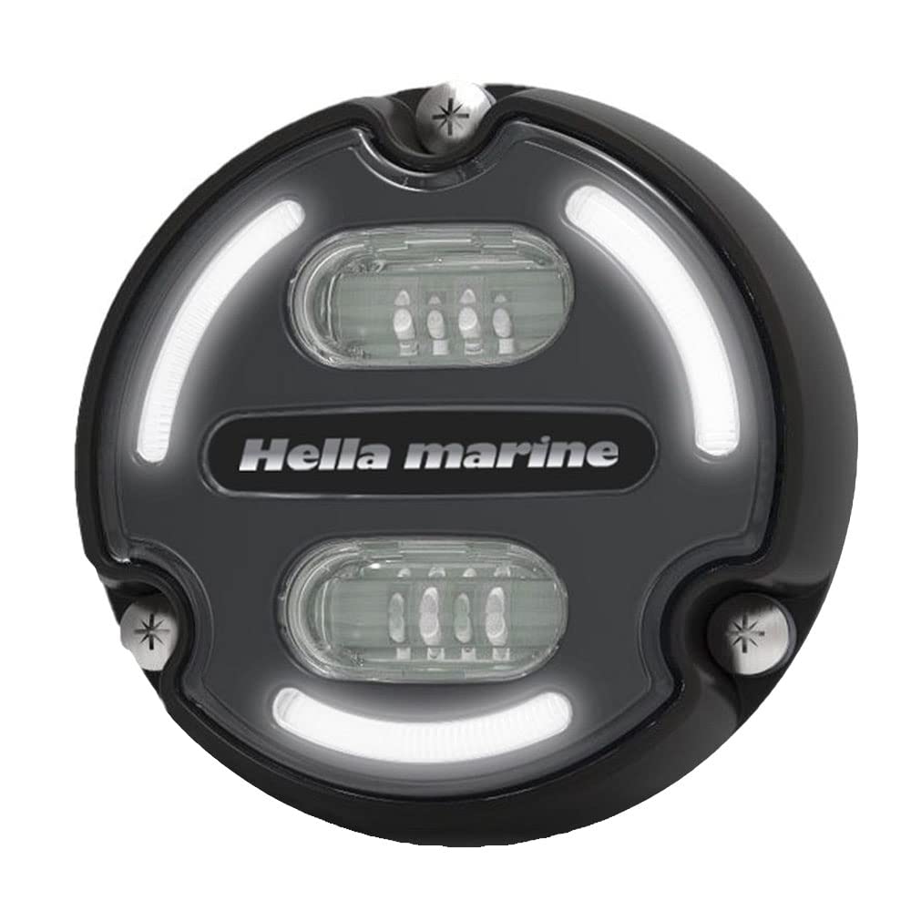 Hella Marine A2 Rgb Underwater Light - 3000 Lumens - Black Housing - Charcoal Lens W/Edge Light,WBAUVB0BPJWMWT9