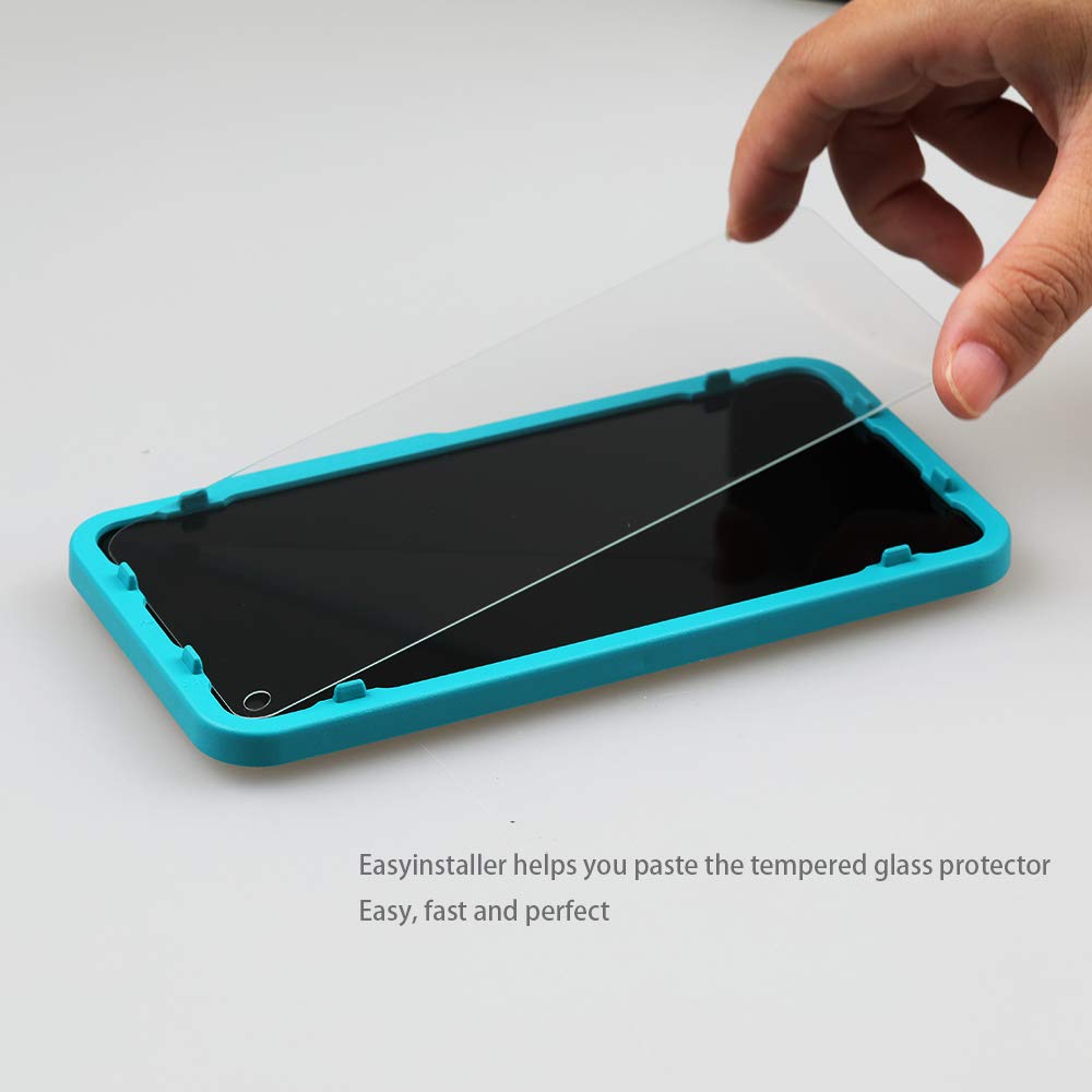 Ibywind Screen Protector For Xiaomi 10T/10T Pro,With 2Pcs Tempered Glass,1Pc Camera Lens Protector,1Pc Backing Carbon Fiber Film