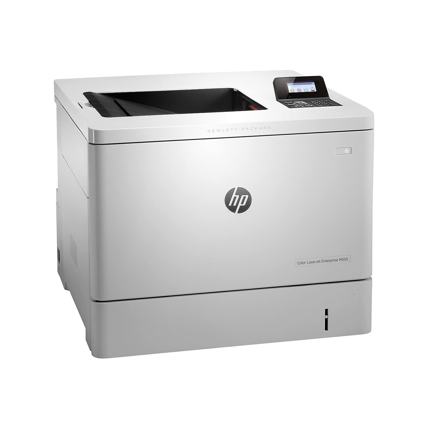 Hp Color Laserjet Enterprise M553Dn Duplex Printer (B5L25A), White, 18.9 X 18 X 15.7 Inches