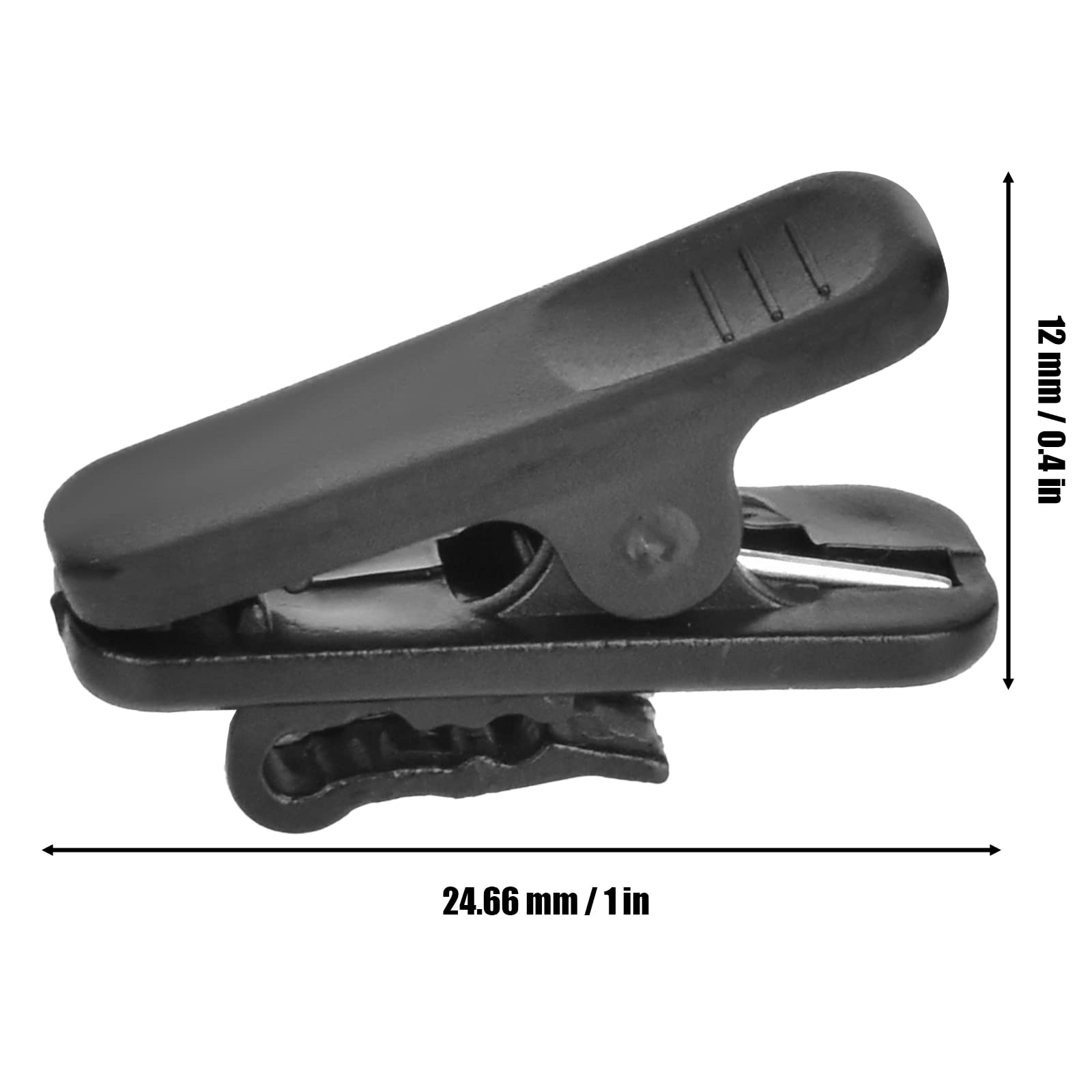 Earphone Wire Clips 20 Pcs Headphone Clip For Shirt Earphone Cable Clip Headphone Mount Cable Clothing Clip For 1.5 Mm Diameter