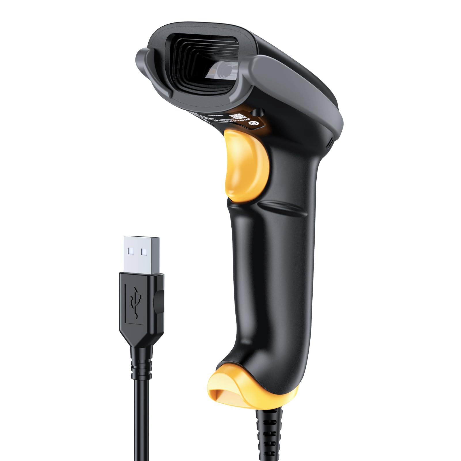 TEEMI 2D Barcode Scanner USB Wired Virtual COM Handheld Automatic QR Data Matrix PDF417 Maxi IMB bar Codes Imager Global Shutter