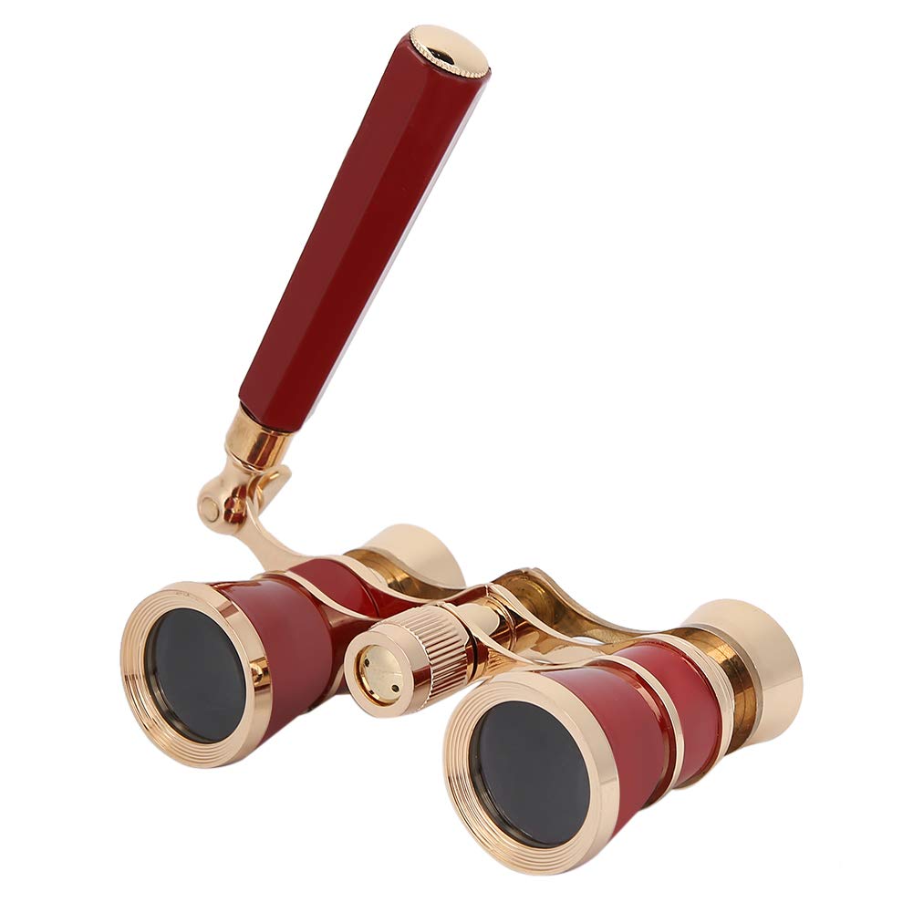 Opera Glasses Binoculars, 3X25 Theater Glasses Telescope With Foldable Handle, Mini Binocular Compact Lightweight For Concert Th