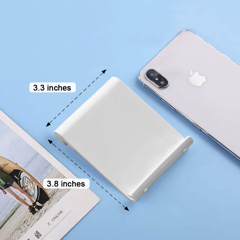 Mayten Foldable Desk Cell Phone Stand Adjustable Iphone Ipad Holder Stand,Compatible For Iphone 14Pro 14Plus 13 12Pro Max 11 Se Xs Xr 8 7 6,Switch,Ipad,Samsung,Kindle White