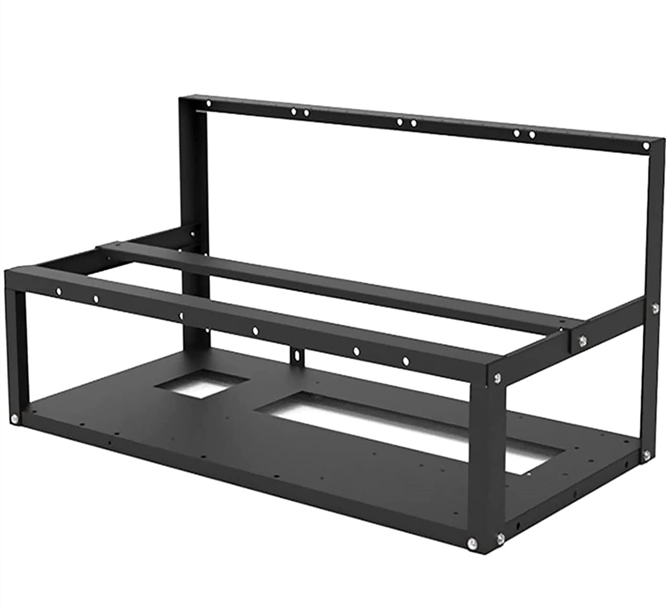 8Gpu Mining Rig Frame, Steel Open Air Miner Mining Computer Frame Rig Case For Crypto Coin Currency Bitcoin Eth Etc Zec Mining Accessories Tools   Frame Only, Fans & Gpu Is Not Included