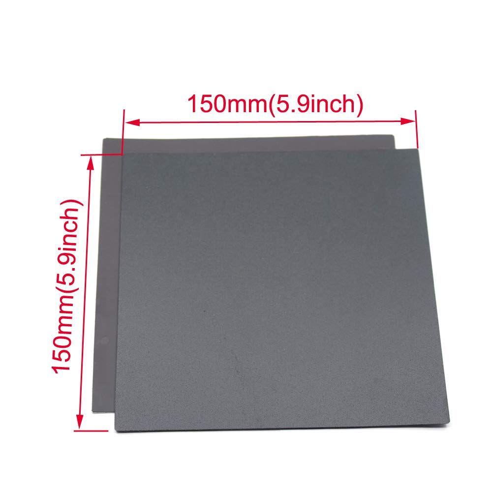 Befenybay Flexible Removable Build Surface 150X150Mm For 3D Printer Heated Bed (150 X 150Mm)