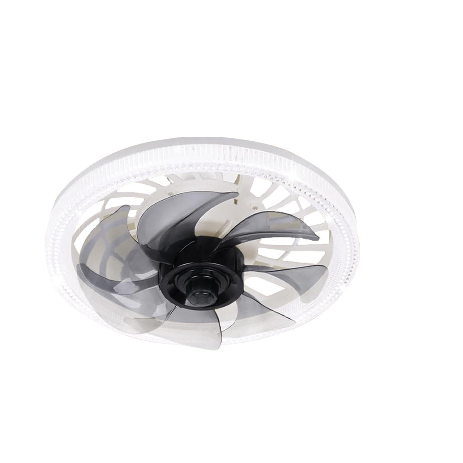 Trendivibe Ceiling Fan With Light Mute With Remote Fan Lamp For Office Home Dining Room White