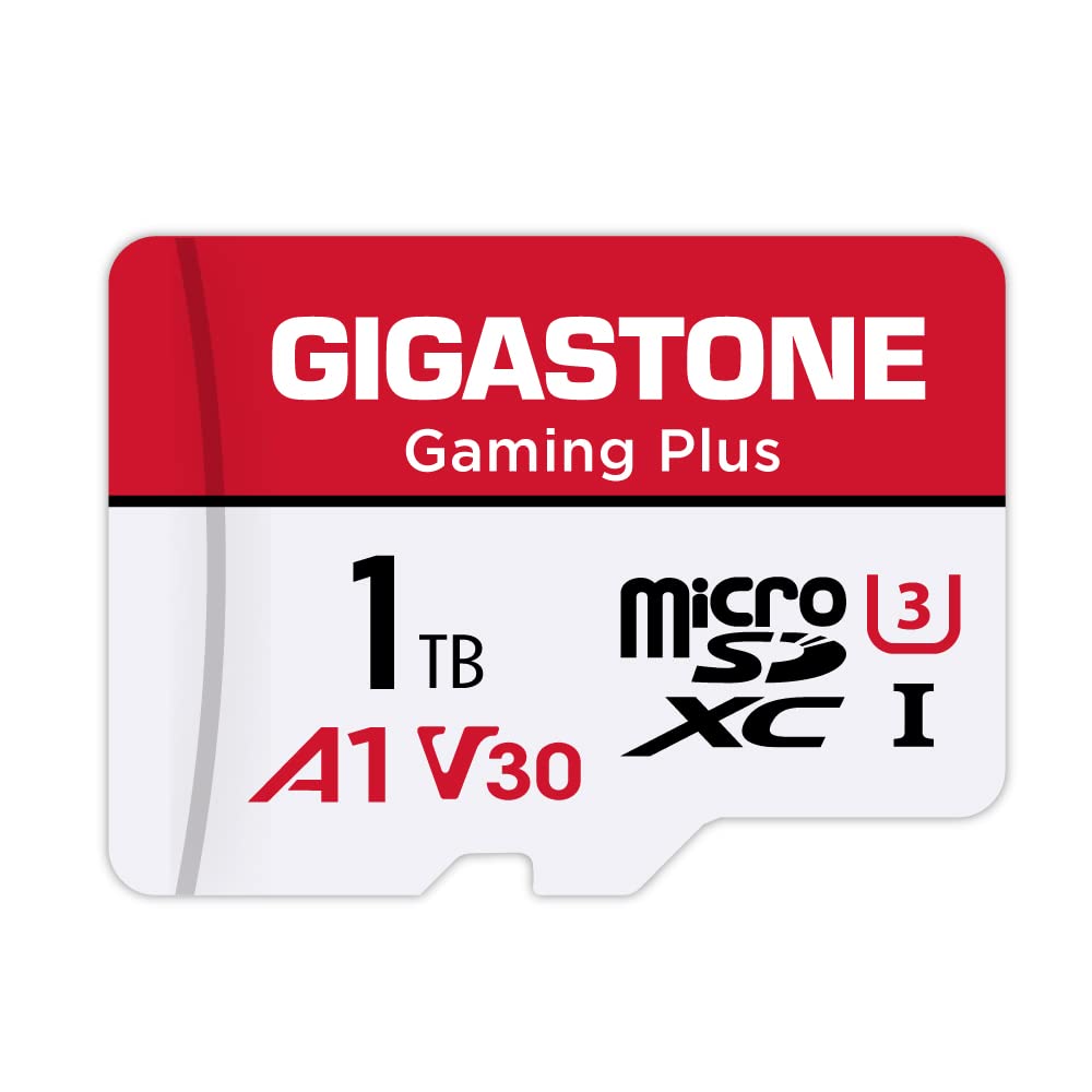 Gigastone] 1Tb Micro Sd Card Gaming Plus Microsdxc Memory Card For Nintendo Switch Wyze Gopro Dash Cam Security Camera 4K Video