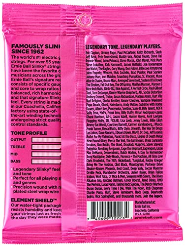 Ernie Ball, Super Slinky Electric Guitar Strings 9 42 (Pack Of 3 Sets) (2223X3)