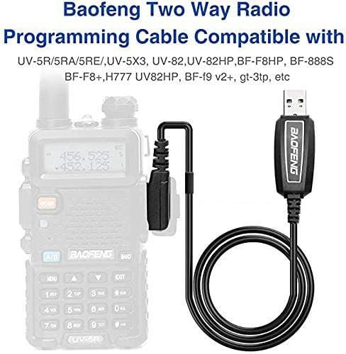 Baofeng Usb Programming Cable Pl2303 Support Chirp Uv-5R,Bf-F8Hp, 5Rm,Uv-21R,Uv-5G Plus,Uv-17R,K5Plus,Gm-15Pro Gm-5Rh Tidradio T