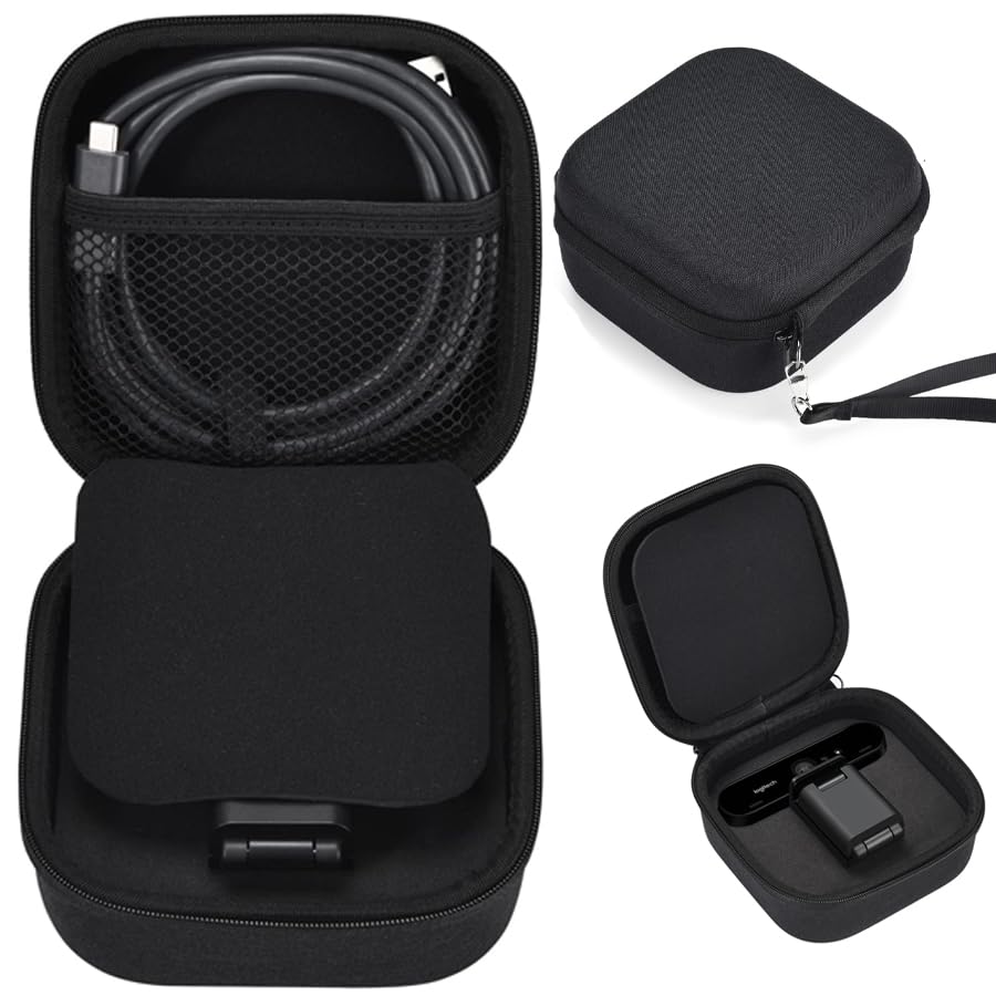 Ferbao Hard Case Bag For Logitech Brio (C1000E) 4K Webcam Protective