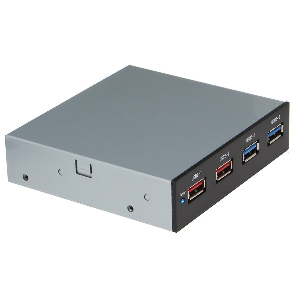 Sedna   Usb 3.0 2 Ports + Usb Bc 1.2 Charging 2 Ports   Floppy Bay Front Panel For Desktop Pc