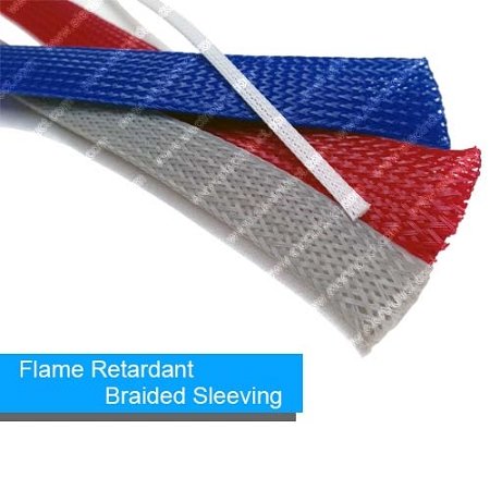 Electriduct 1/2 PET Expandable Braid Sleeving, Flexible Wire Mesh Sleeve, 50 Feet, Red - Perfect for Cable Management and Protection