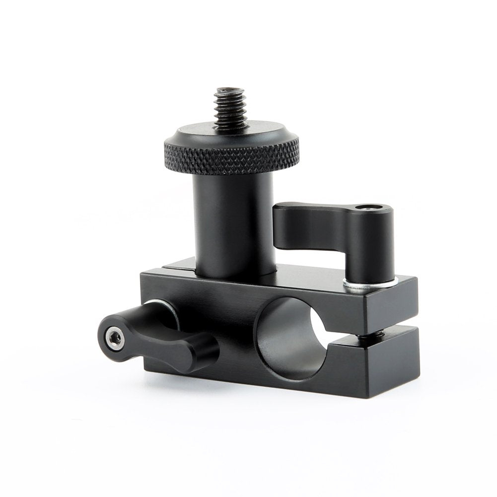NICEYRIG 15mm Rail Block Rod Clamp Mount 90 Degree Angle for 15mm Rod DSLR Shoulder Rig