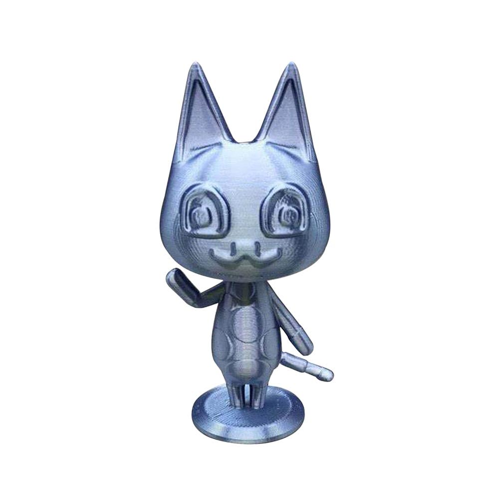 Silk Silver Blue Pla 1.75Mm 1Kg 3D Printer Filament 2.2 Lbs Spool 3D Printing Material Cc3D Shine Silky Shiny Metallic Metal Gol