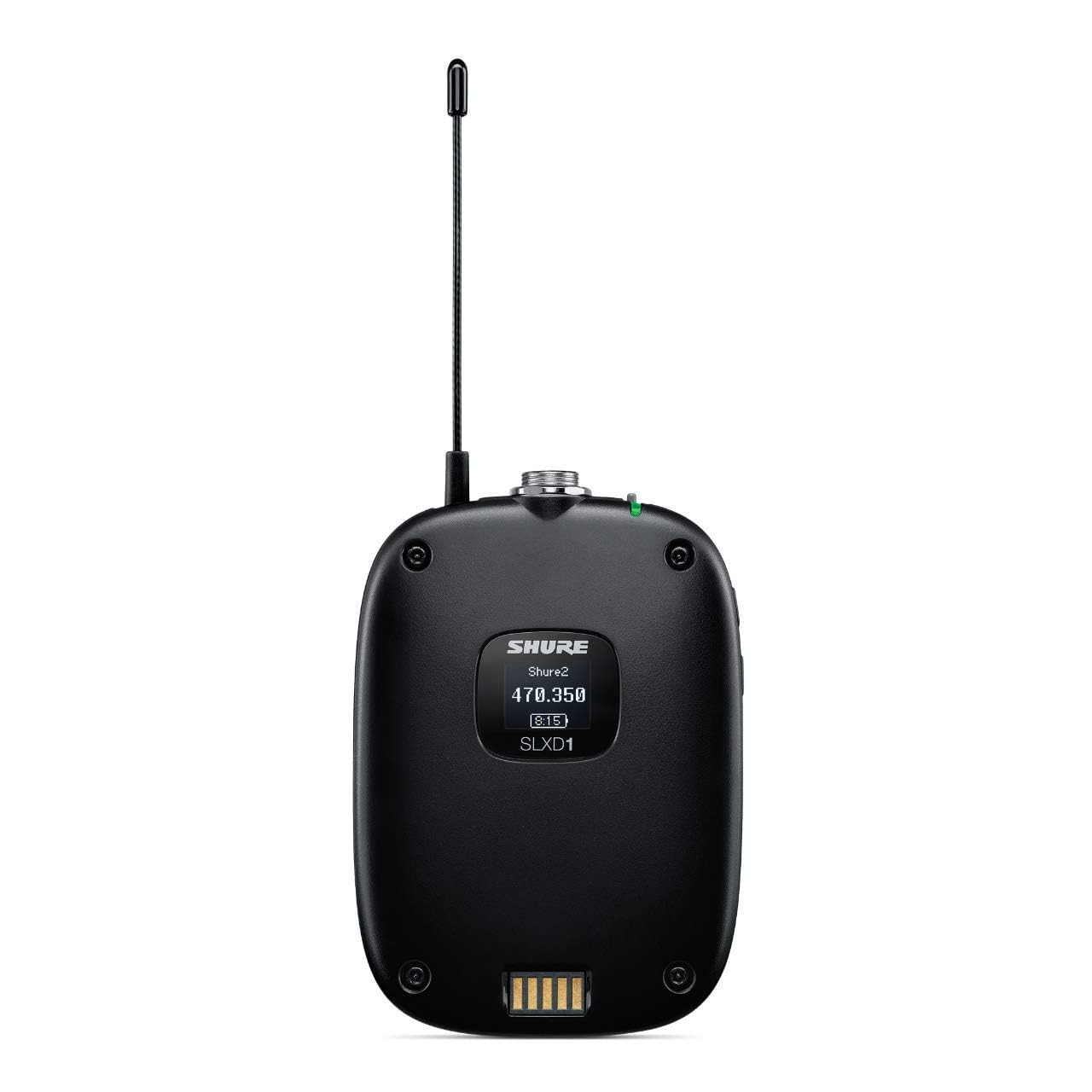 Shure SLXD1 Bodypack Transmitter - for use with SLX-D Digital Wireless Systems, Receiver Sold Separately | H55 Band (SLXD1=-H55)
