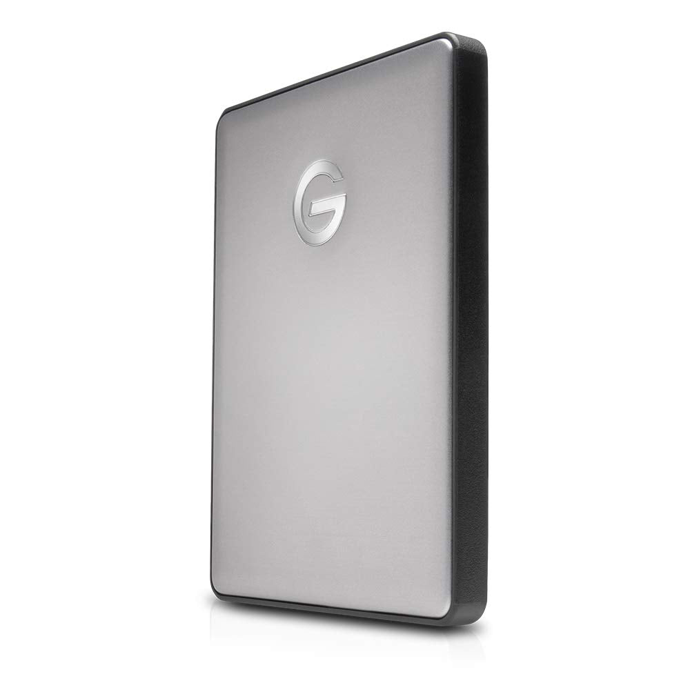 G-Technology 1TB G-DRIVE Mobile USB-C (USB 3.1) Portable External Hard Drive, Space Gray - 0G10265