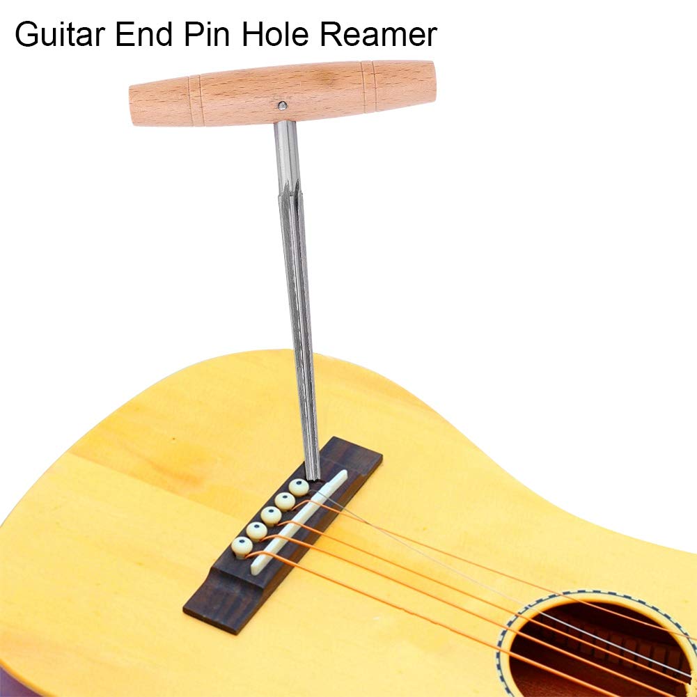 Guitar Peg Hole Reamer, Guitar Tail Nail End Pin Hole Reamer Strap End Pin Drill Bit Tool