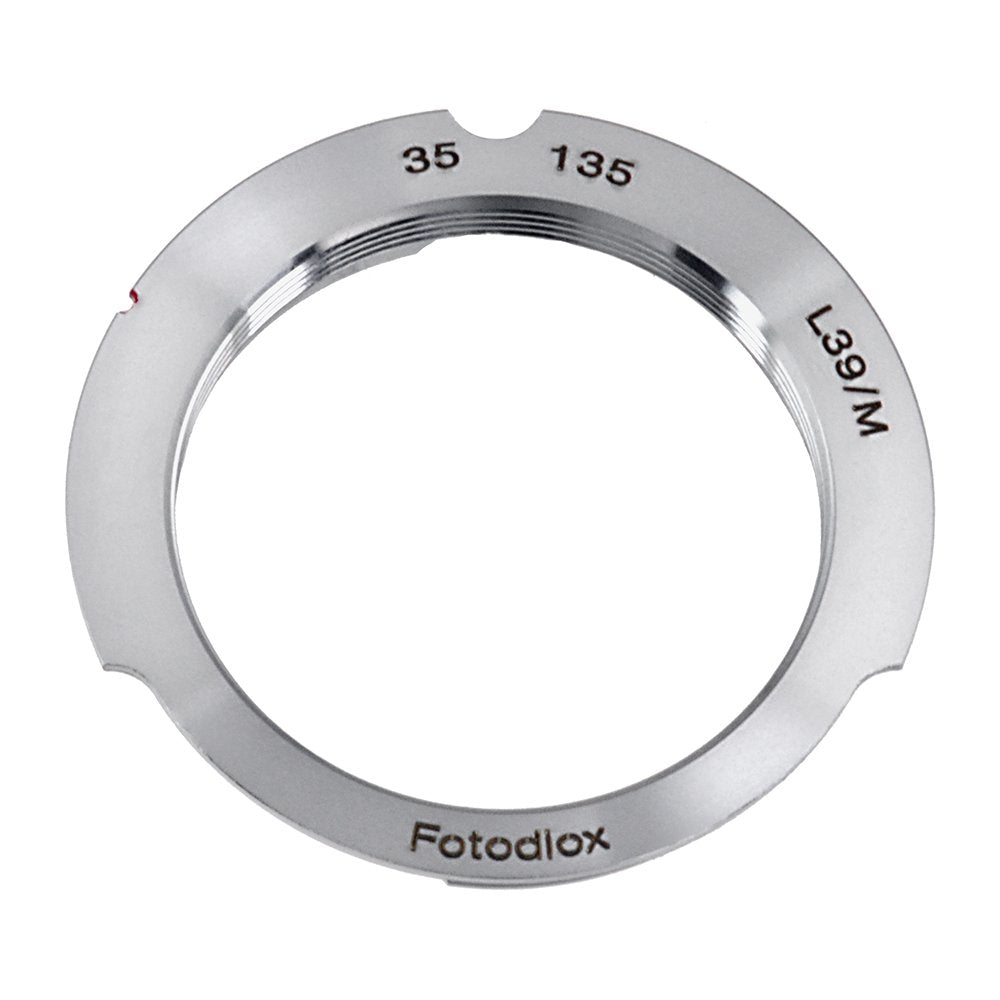 Fotodiox Lens Mount Adapter, M39 (39Mm X1 Thread, Leica Screw Mount) Lens To Leica M Adapter With 35Mm/135Mm Frame Line, Fits Le