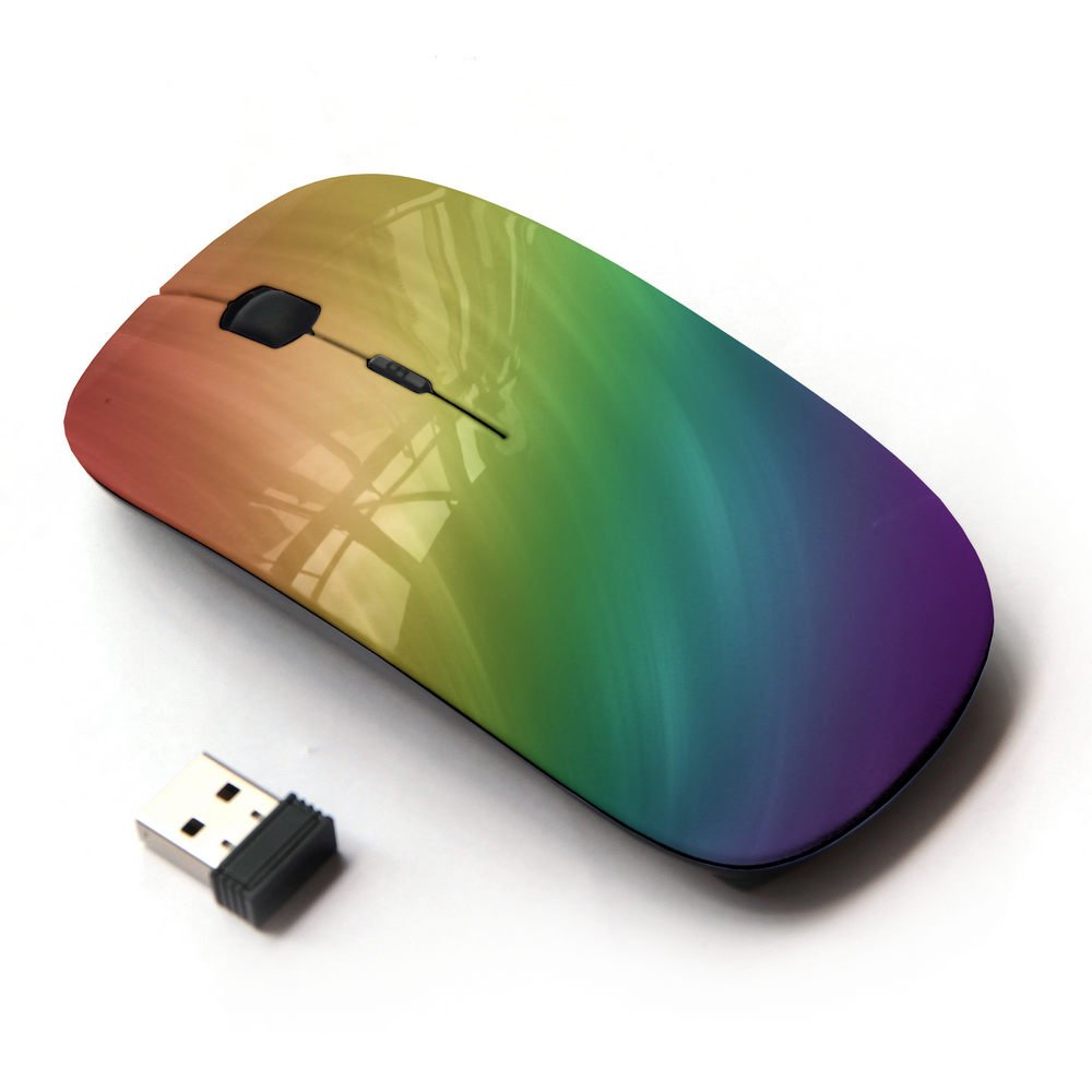 Koolmouse [ Optical 2.4G Wireless Mouse [ Rainbow Swirl ]