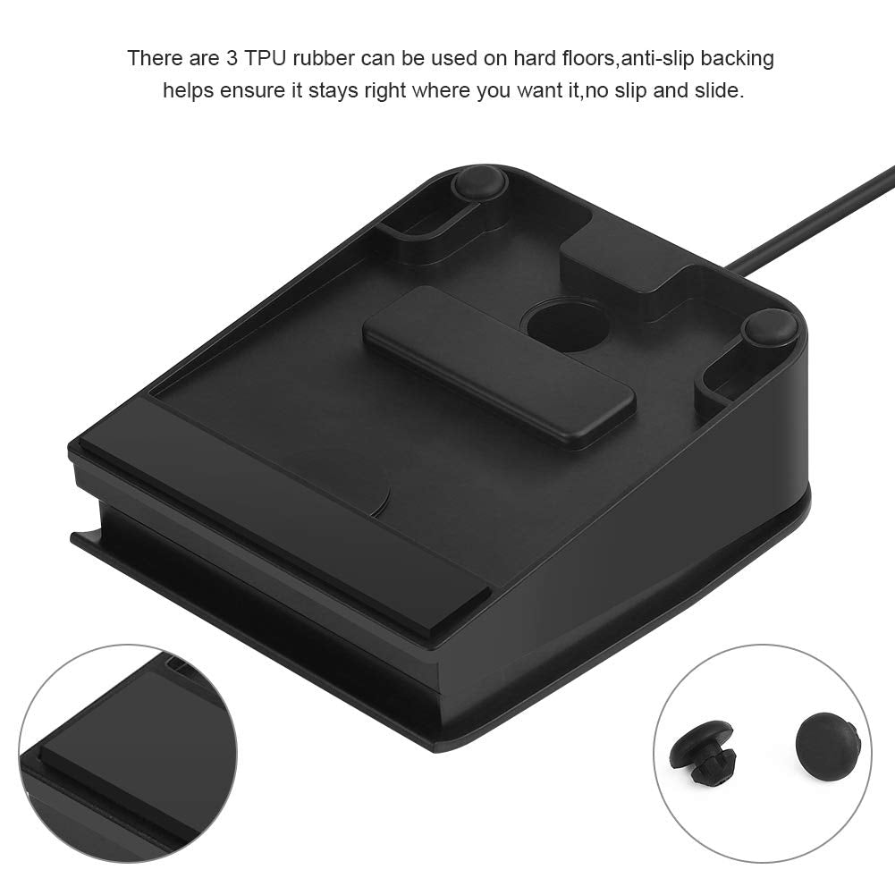 iKKEGOL USB Single Foot Pedal Optical Switch - Programmable Control for Keyboard & Mouse, Ideal for Gaming & Computer Use, Single Pedal Design