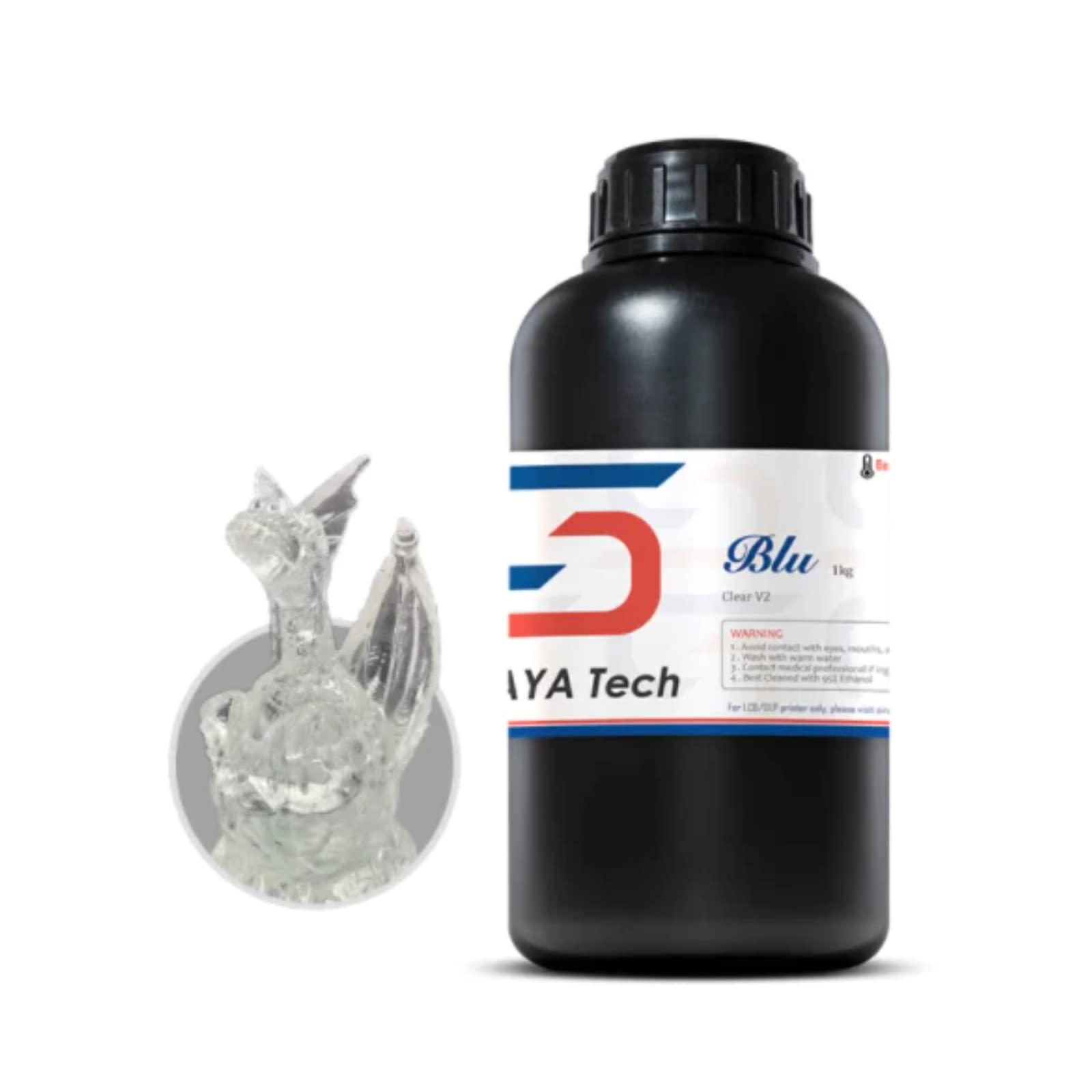 Siraya Tech Blu 3D Printer Resin Tough Clear Resin 3D Printing With High Toughness Resolution Strong And Precise Resin 3D Printe