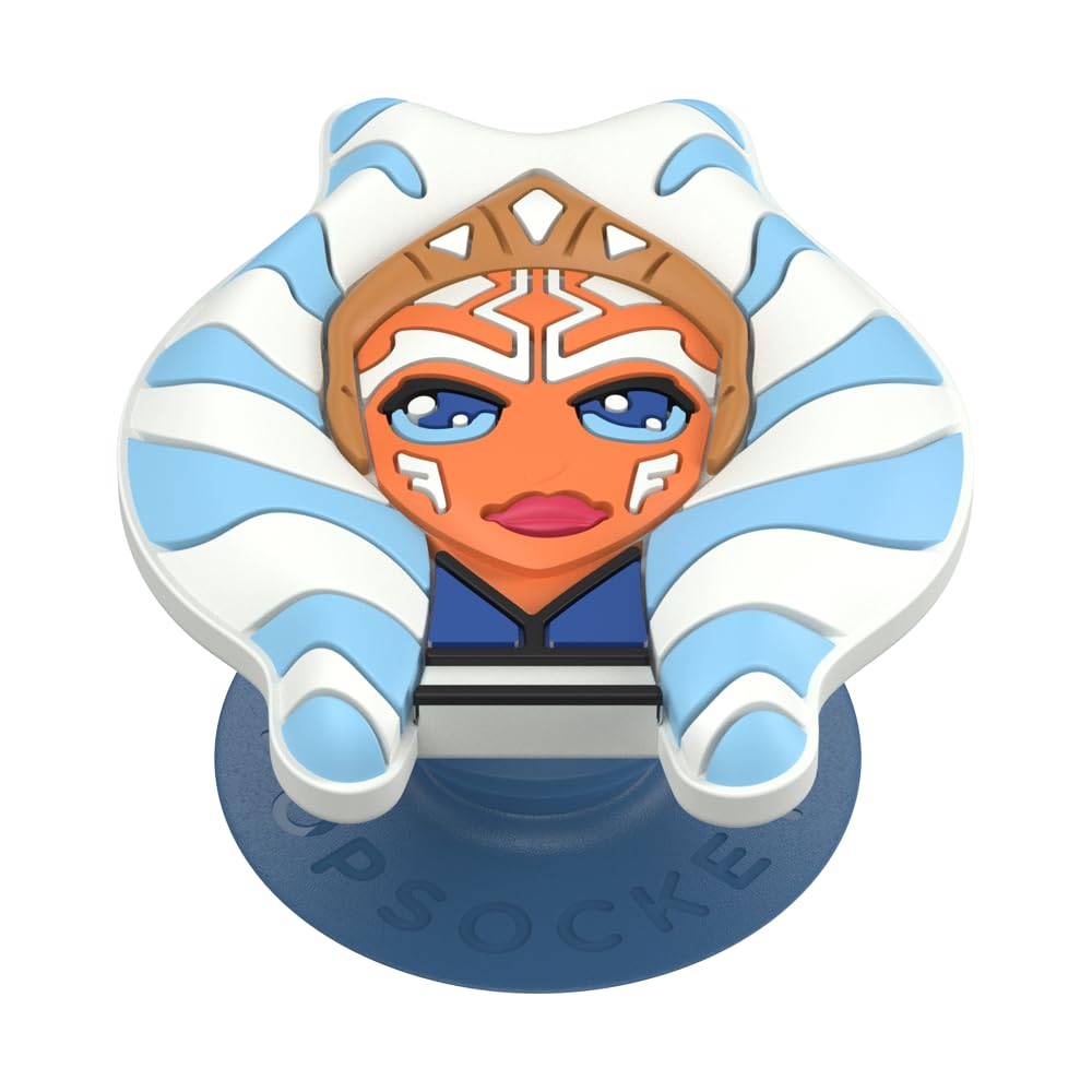 PopSockets Phone Grip with Expanding Kickstand, Adhesive Grip, The Mandalorian - PopOut Ahsoka Tano