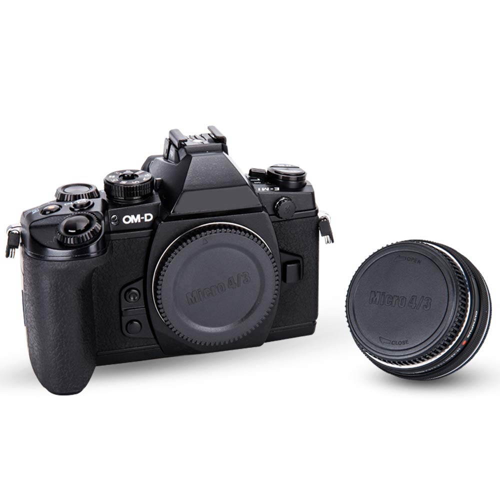 2 Pack Micro 4/3 Mount Body Cap & Rear Lens Cover For Panasonic G9 Ii G7 G85 G95 Gh7 Gh6 Gh5 Gh4 Gh3 Gx9 Gx8 Gx85 Gf9 Gf10 Olymp