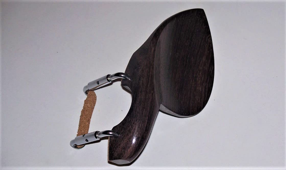 A 4/4 Guarneri Chin Rest Ebony With Standard Bracket Installed Vwws