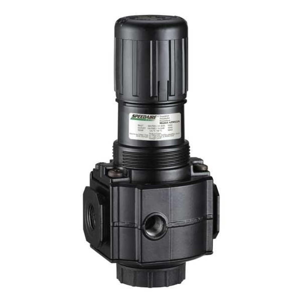 Speedaire Air Regulator,1/2 In NPT,220 cfm,300 psi 4ZM22-1 Each