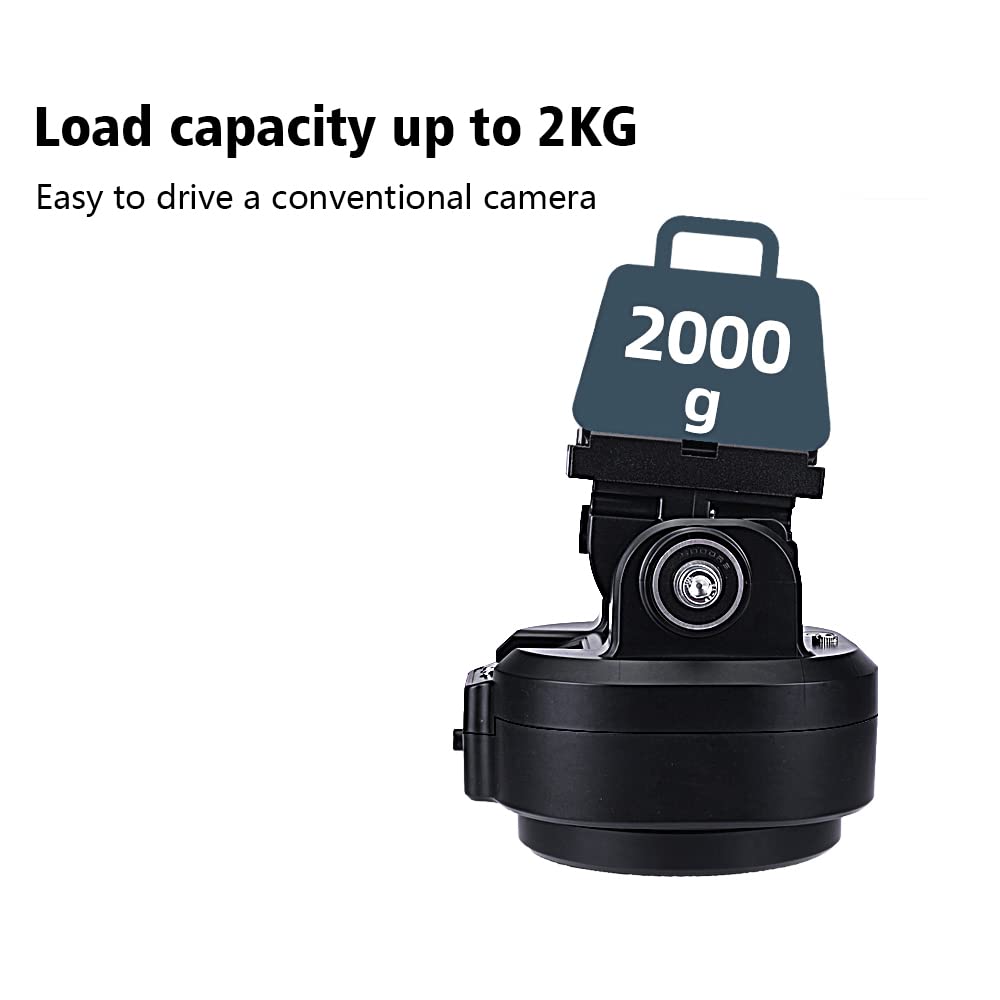 Mcoplus Yt2000 Intelligent 360 Infinity Rotation Remote & Tracking Pan Tilt Head, Automatic Motorized Rotating Panoramic Head Fo