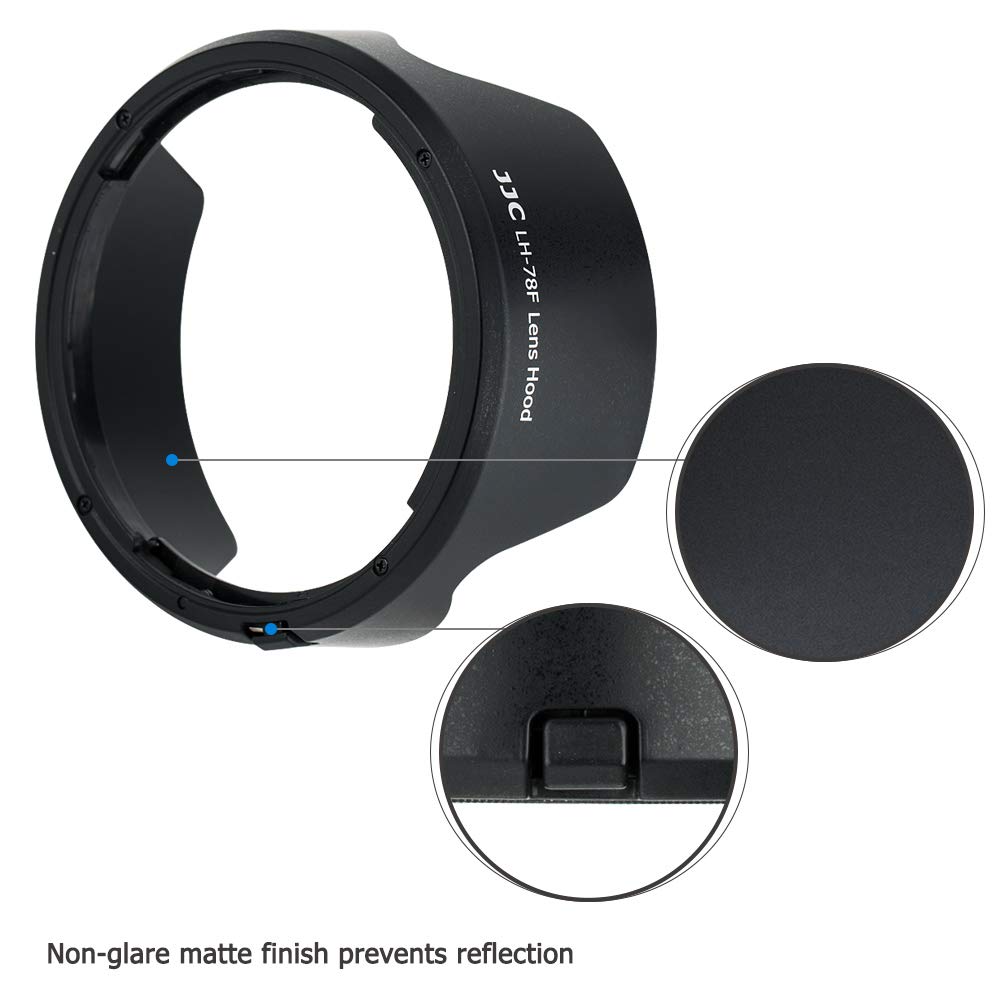 Lens Hood Shade For Canon Rf 24 240Mm F/4 6.3 Is Usm Lens On Canon Eos R6 R5 Rp R Camera Replaces Canon Ew 78F, Compatible With