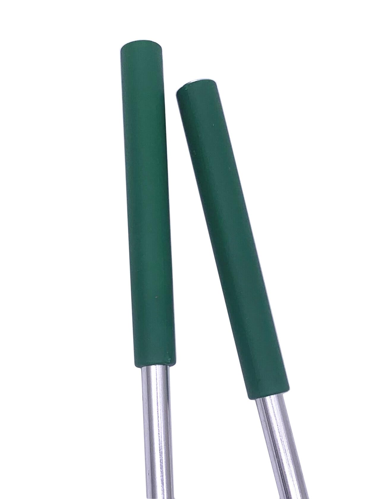 Tuoren Green Xylophone Mallets Glockenspiel Sticks Rubber Mallets Percussion Sticks For Tongue Drum, Glockenspiel, Xylophone, Ch