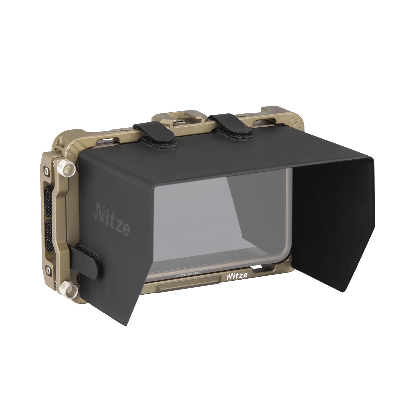 Nitze Cage Kit For Atomos Ninja/Ninja Ultra/Ninja V/Ninja V Plus/Shinobi/Zato Connect Monitor With Hdmi Cable Clamp And Pu Sunho