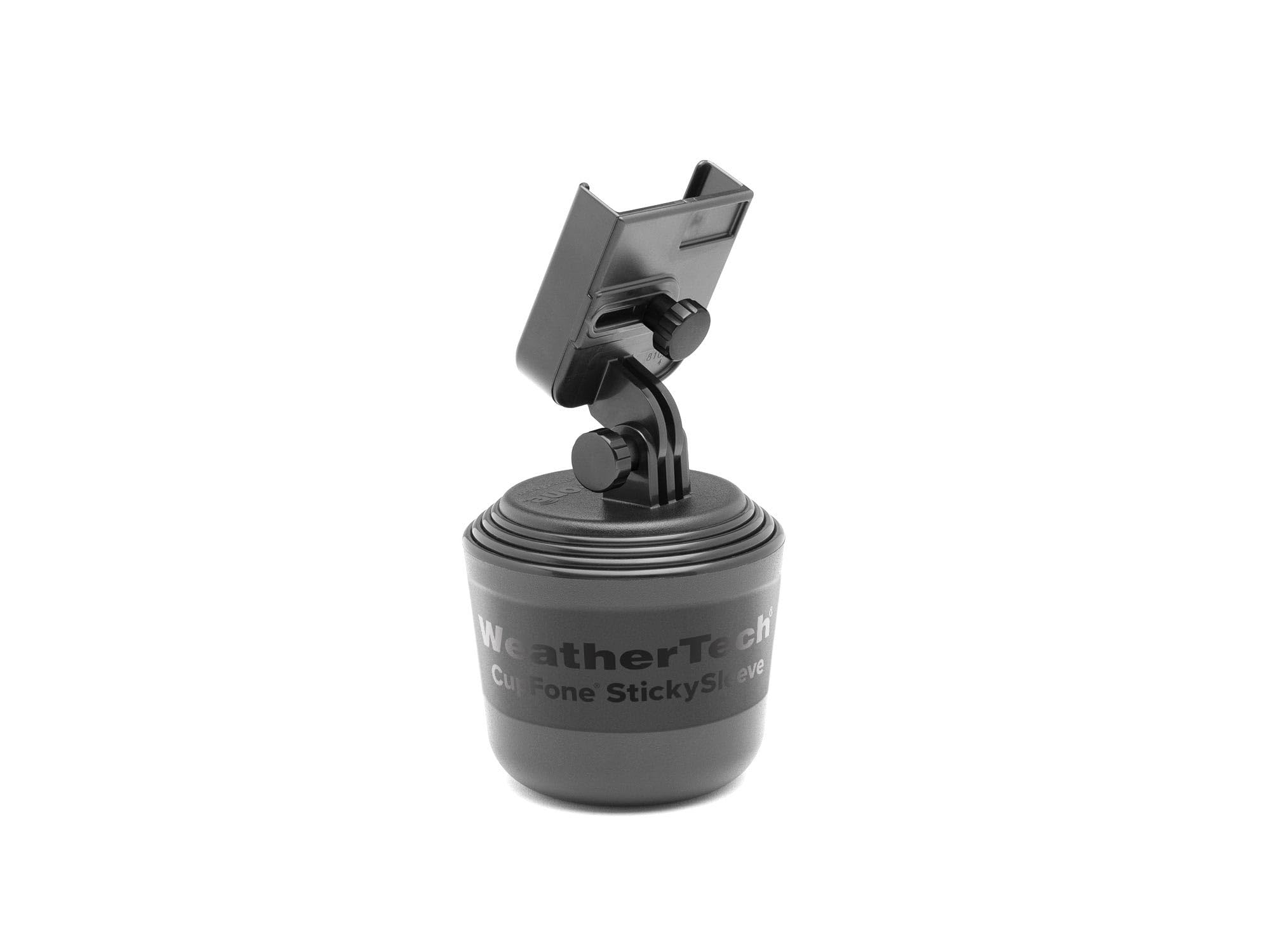 Weathertech Cupfone With Solid Billet Aluminum Knobs   Black