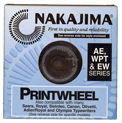 Nakajima Letter Gothic 10/12 Print Wheel For Use In Wpt 150/160 Series Portable Electronic Typewriter.