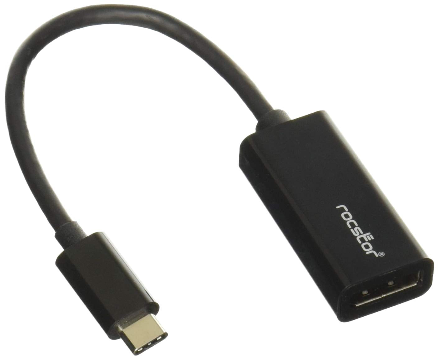 Rocstor Y10C131-B1 Premium USB-C to DisplayPort Adapter M/F - for Computers, MacBook, MacBook Pro, Chromebook or Devices with US