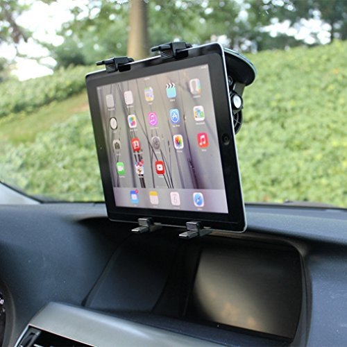 360 Degree Rotatable Windshield Car Mount Window Tablet Holder For Ipad Air, Air 2   Ipad Mini 2, 3, 4, Retina Display   Ipad 2,