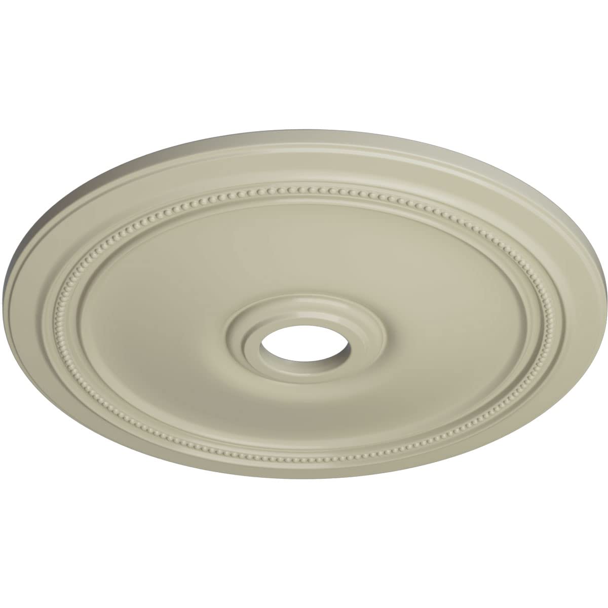Ekena Millwork Cm24Dicyf Diane Ceiling Medallion, 24Od X 3 5/8Id X 1 1/4P (Fits Canopies Up To 6 1/4), Hand-Painted Clear Yellow