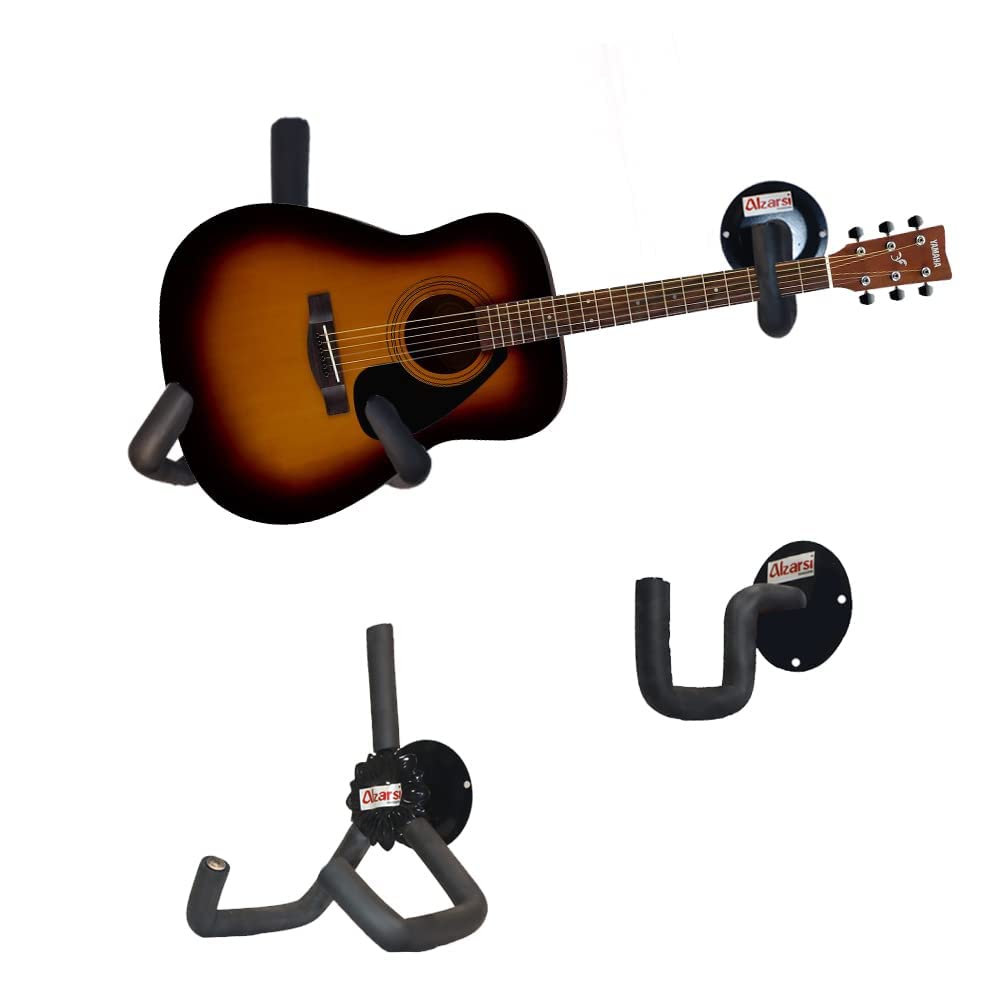Alzarsi Alloy Steel Horizontal Wall Mount Hanging Shelves For Guitar Stand Hanger