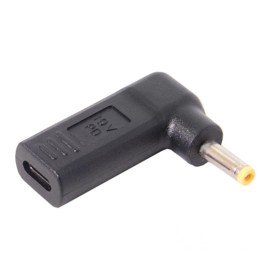 chenyang USB C to DC 4.0x1.7mm PD 65W Emulator Trigger 90 Degree Angled Adapter