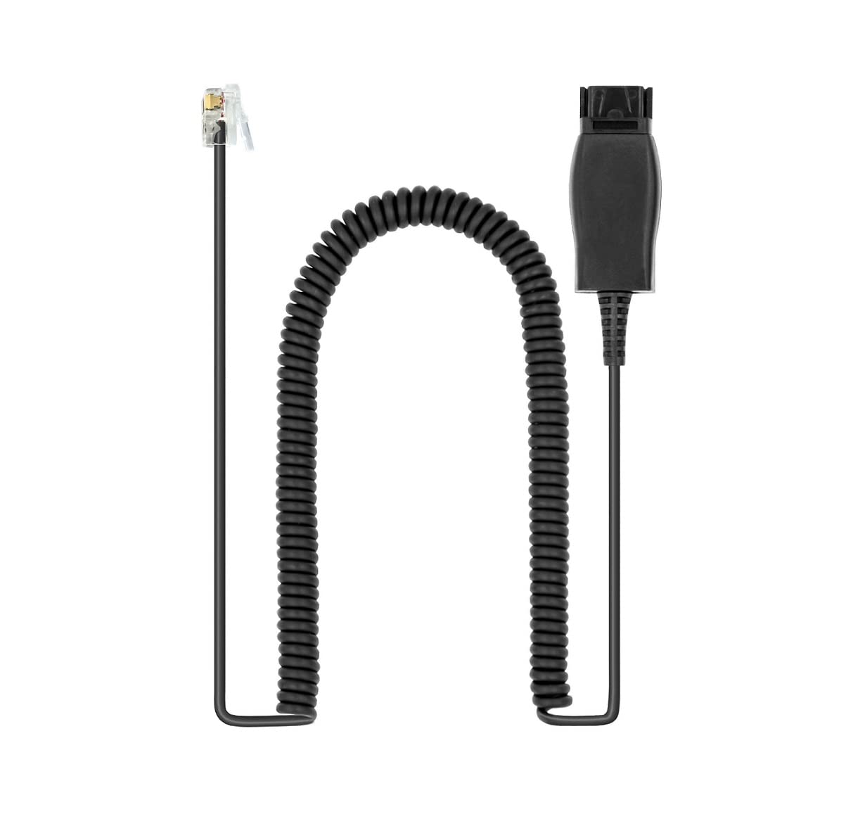 His Adapter Cable Compatible With Plantronics Qd Headset To Avaya J100, 1600, 9600 Ip Phones: 1608 1616 9608 9610 9611 9620 9621 9630 9640 9641 9650 9670