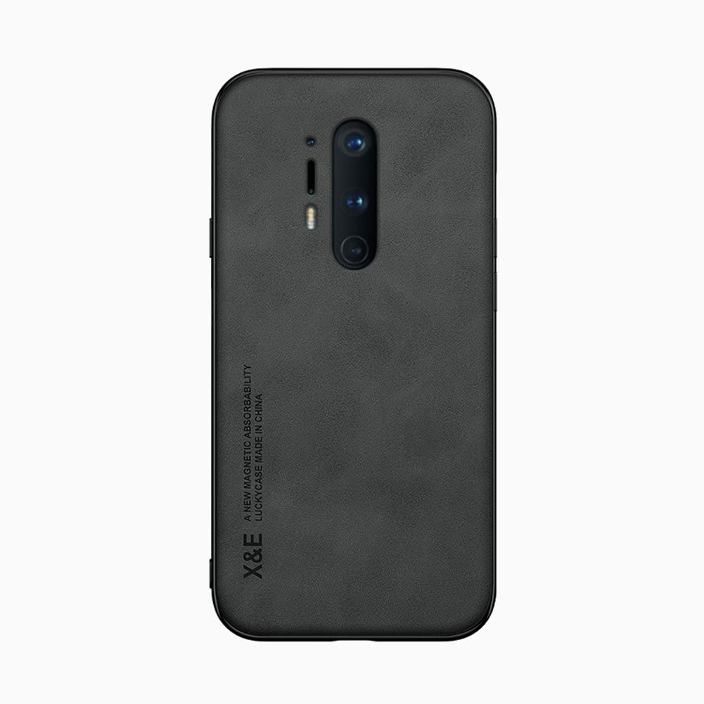Kepuch Silklike Case For Oneplus 8 Pro   Cover Bumper Built In Metal Plate For Oneplus 8 Pro   Black