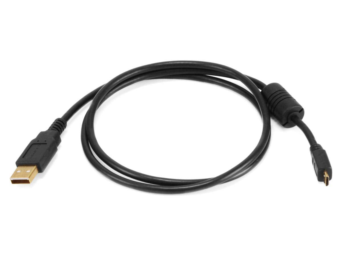 Monoprice 3 Feet Usb 2.0 A Male To Micro B 5Pin Male 28/24Awg Cable With Ferrite Core