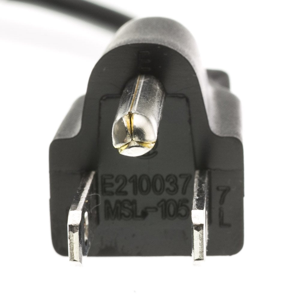 6 Feet Computer/Monitor Power Cord, C13 Female To Nema 5 15P Male Plug, 3 Pin, 16 Awg, Sjt, 13 Amp, C13 To Nema 5 15P Power Cabl