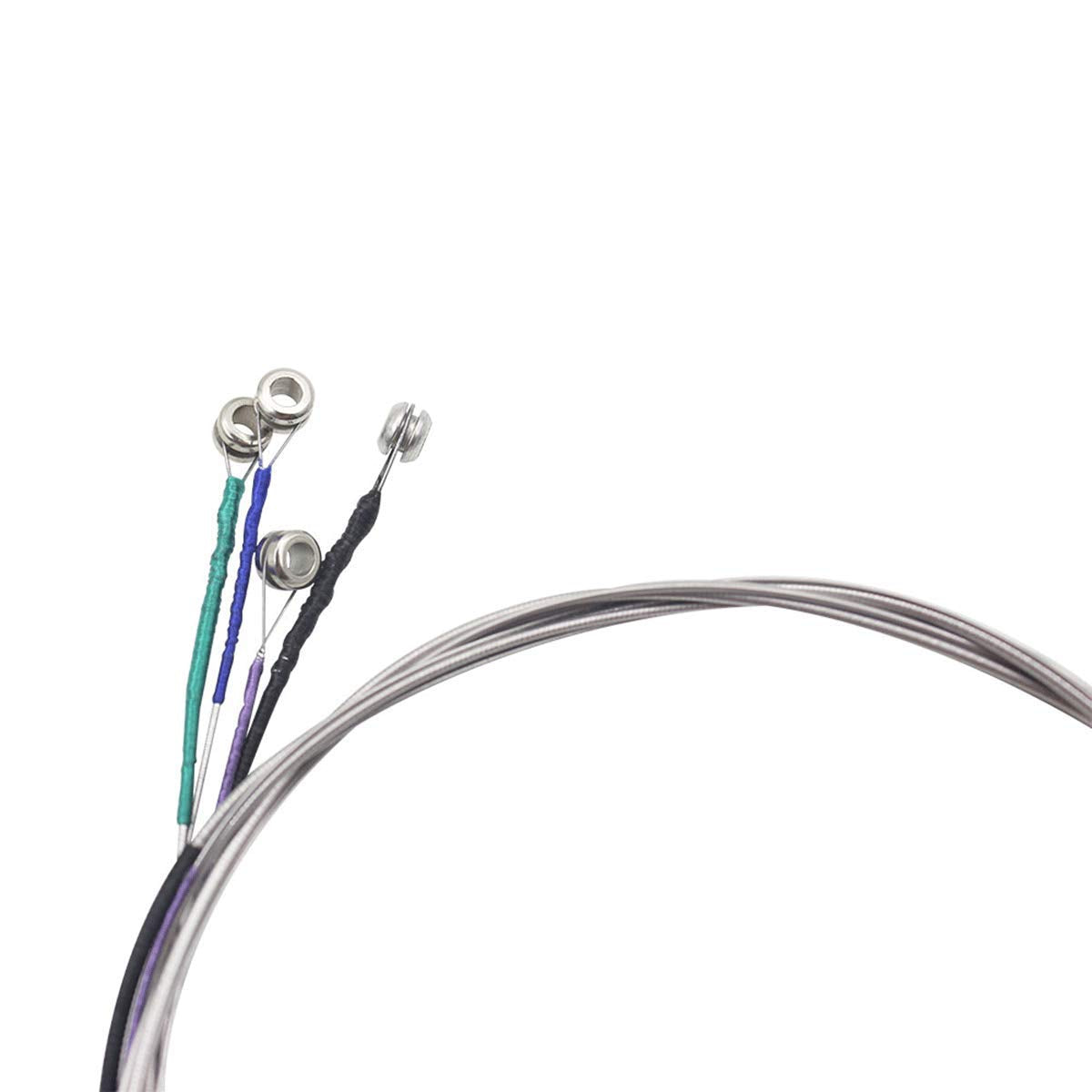 Jysun Viola Strings 3 Full Sets Stainless Steel Core Nickel Plated Ball End Nickel Chromium Wound