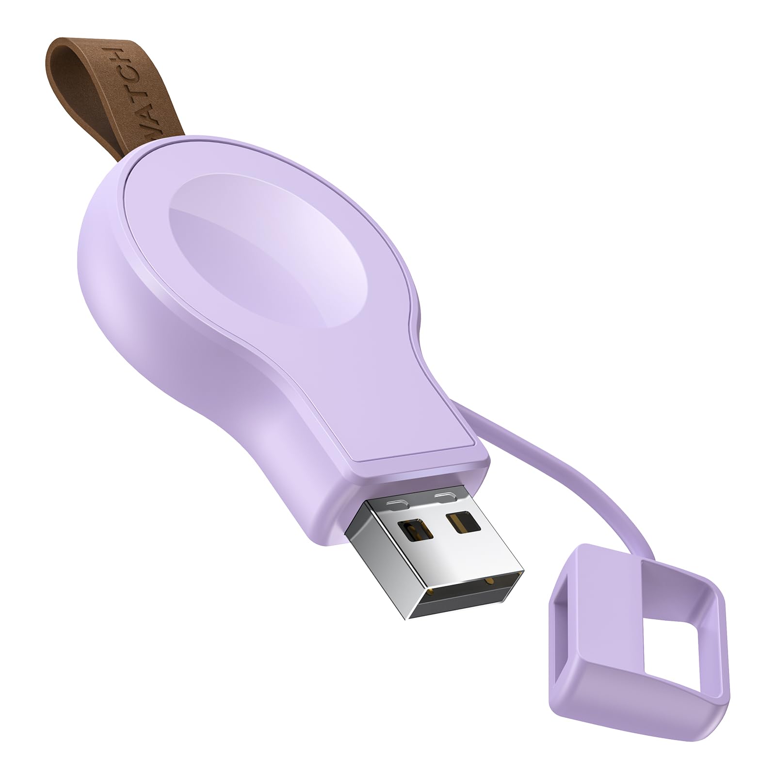 Newdery Charger For Apple Watch Portable Iwatch Usb Wireless Charger, Travel Cordless Charger With Light Weight Magnetic Quick C