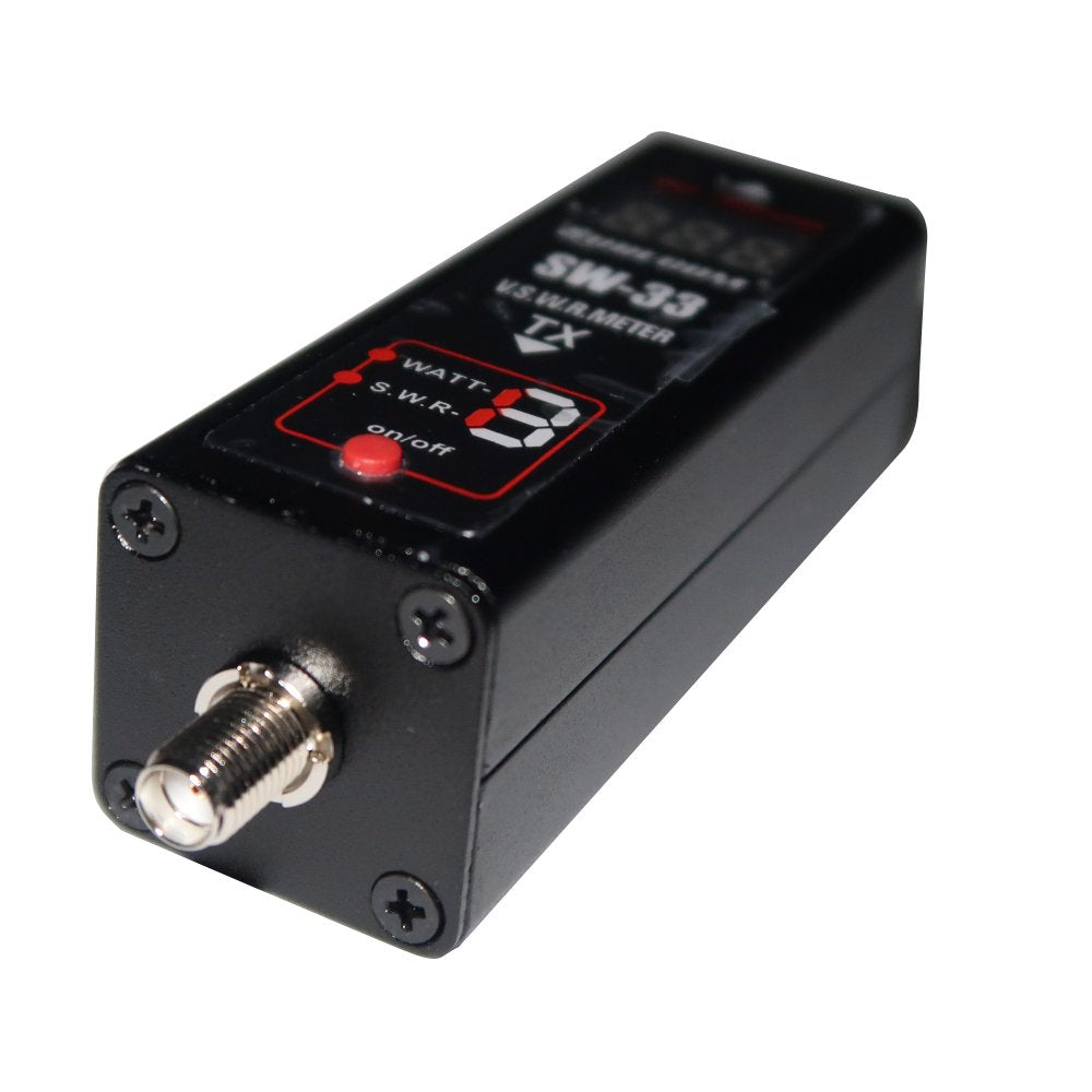 Gam3Gear Surecom Sw-33 Mark Ii 100 W 125-525 Mhz Mini Digital Vhf Uhf Two-Way Radio Handheld Power & Swr Meter