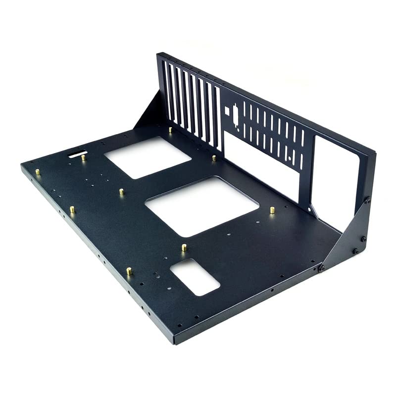 Alamengda Diy Gaming Computer Case, Atx Open Chassis Case Rack For Atx/M Atx/Itx Motherboards,Widely Body Heat Dissipation Desig