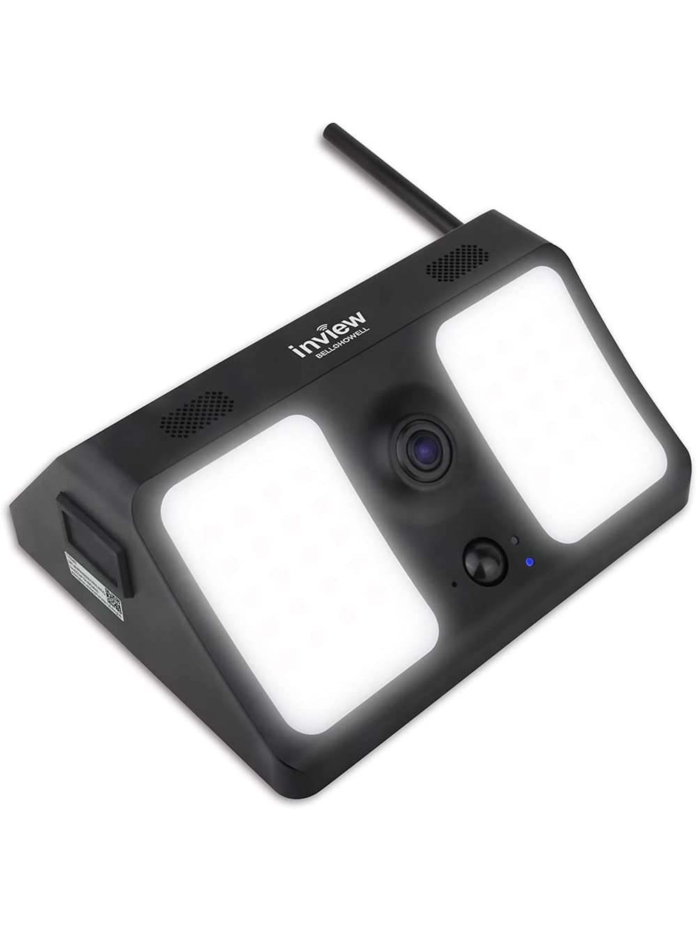 Bell + Howell Inview Bhslc1 1080P Outdoor Solar Floodlight Camera (Black)